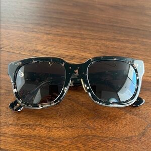 3.1 Phillip Lim Black and Tan Patterned Sunglasses